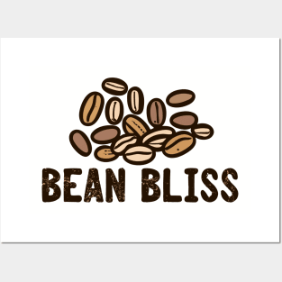 Bean Bliss Coffee Lover - Coffee Popart Foodie Funny Posters and Art